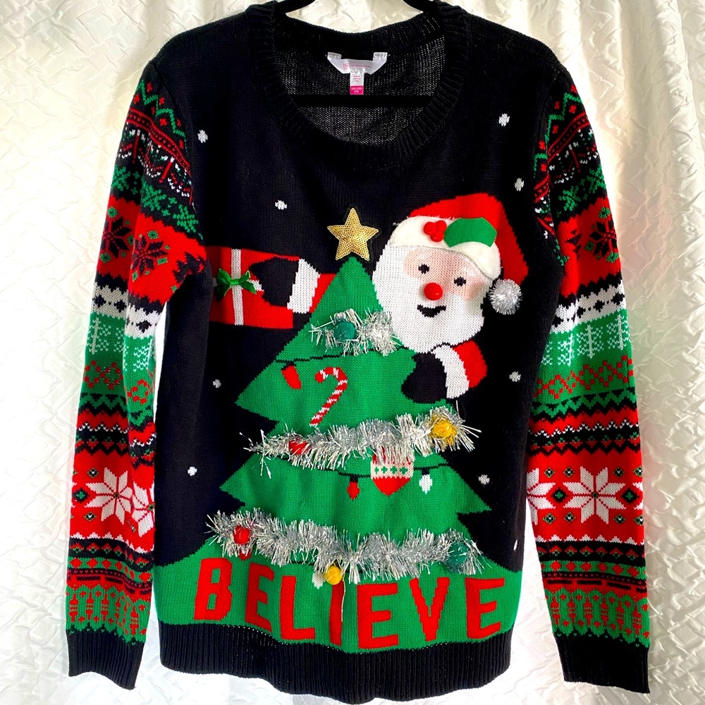 No Boundaries Christmas sweater size XXL